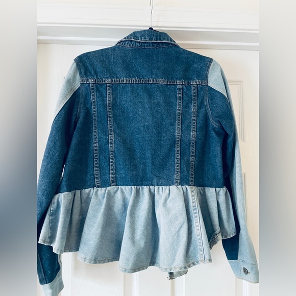 Lea & Viola Two-Tone Denim Jacket - Picture 4 of 4